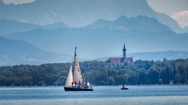 Segeln vor Dießen – Auf dem Wasser