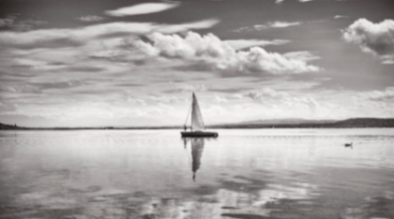 Windstille – Auf dem Wasser